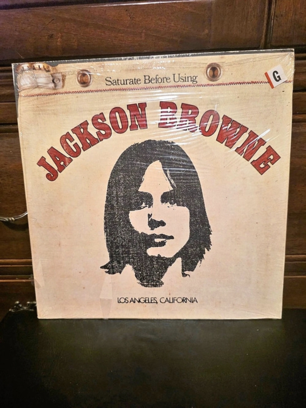 Jackson Browne Saturate Before Using Vinyl Record Album Like New